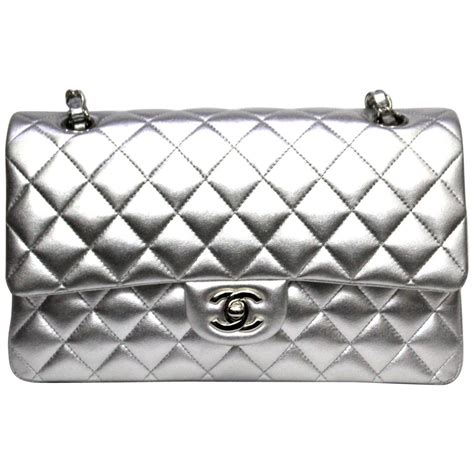 silver chanel bag|chanel包包官方网站.